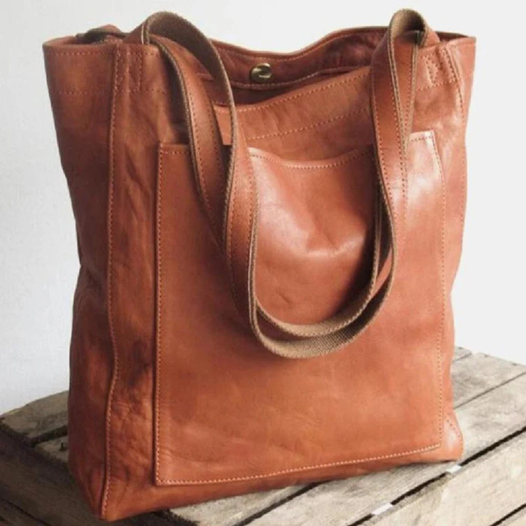 Dovynra™ | Classic Leather Tote