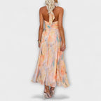 Adrielle™ | Elegant Halter Neck Maxi Dress