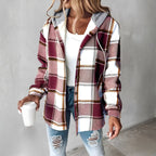 Brigitte | Cozy Plaid Jacket