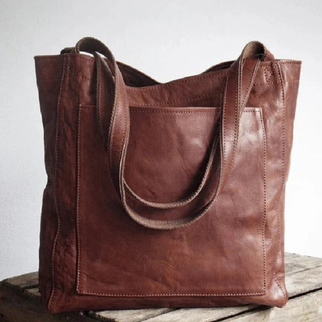 Dovynra™ | Classic Leather Tote