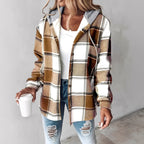 Brigitte | Cozy Plaid Jacket