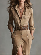 Marvella | Sleek Midi Dress