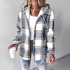 Brigitte | Cozy Plaid Jacket