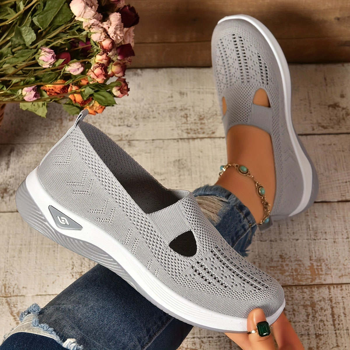Fleurora™ | Breathable Slip-On Casual Sneakers