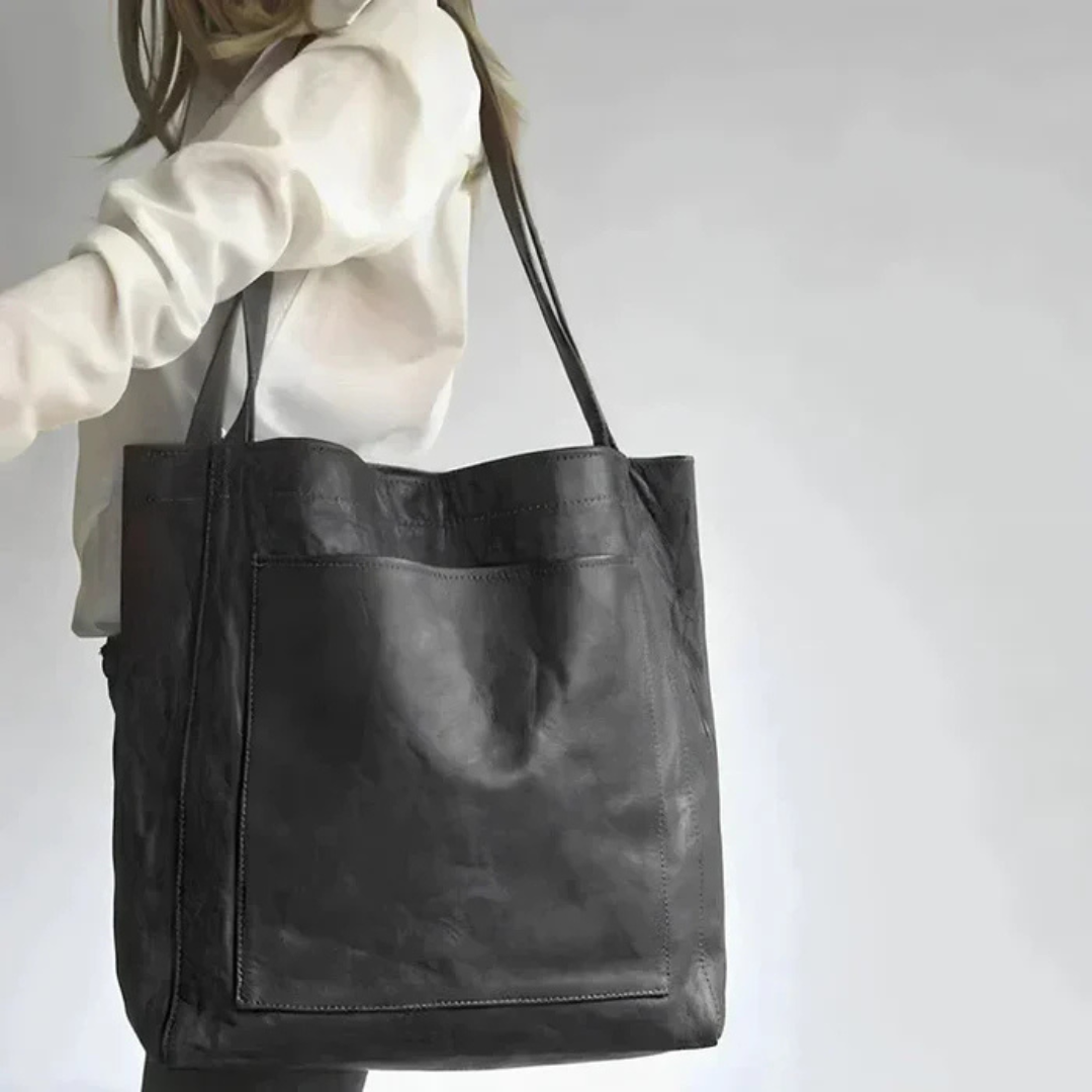 Dovynra™ | Classic Leather Tote