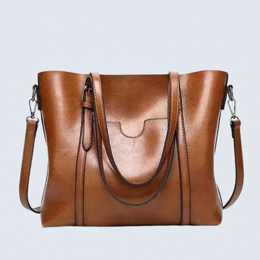 Clara | Sleek Leather Shoulder Bag