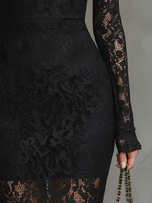 Valentina | Elegant Laced Maxi Dress