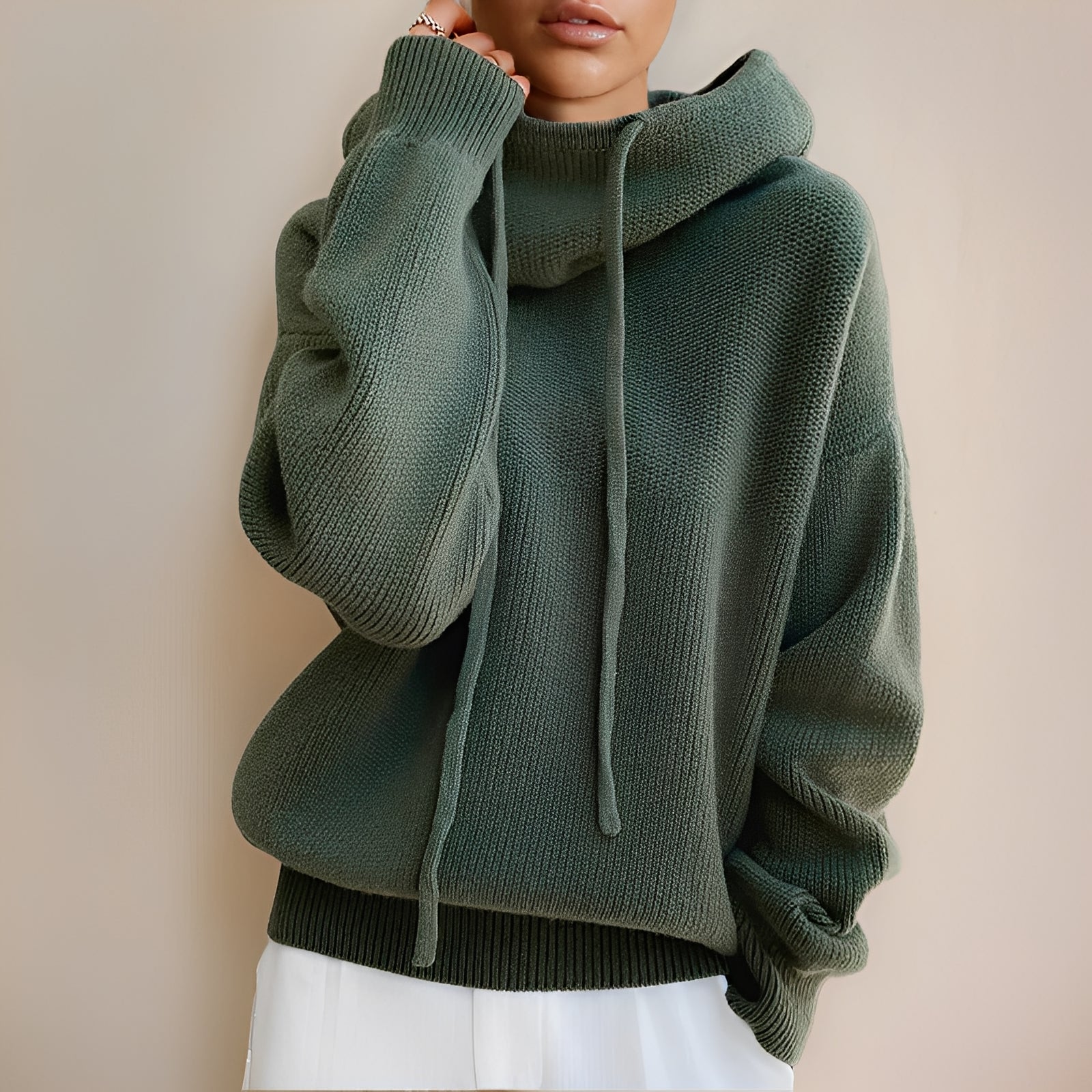 Thea | Turtleneck Hoodie