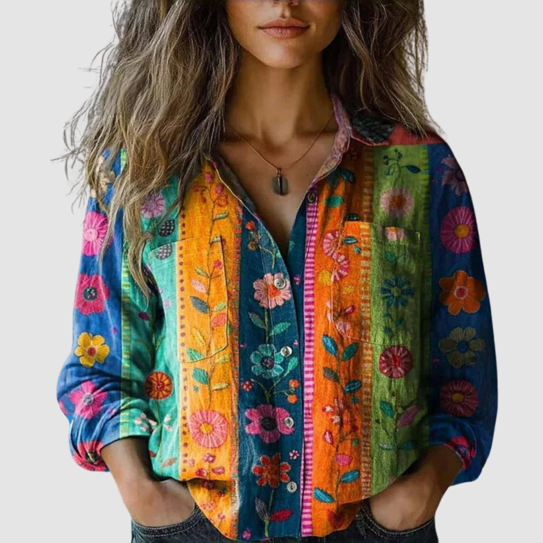 Lumielle™ | Bluzka z nadrukiem retro