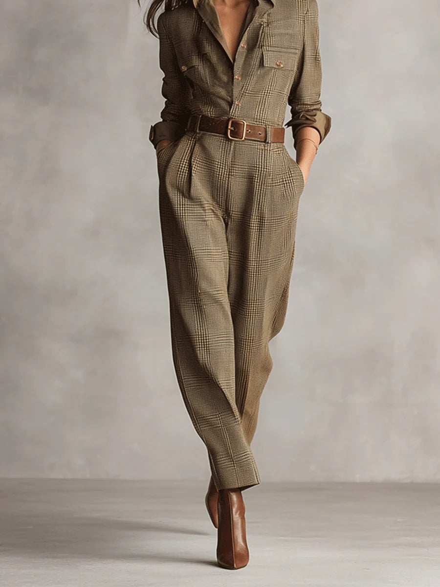 Evelaine | Elegant Tailored Jumpsuit