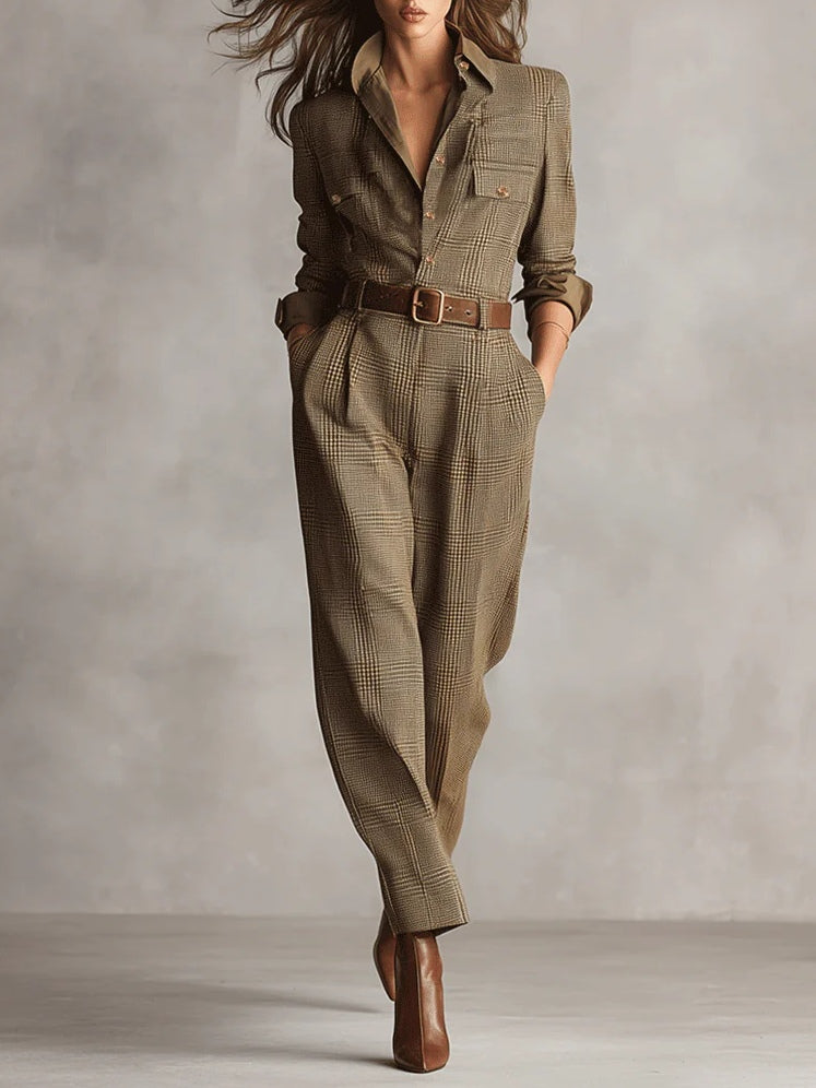 Evelaine | Elegant Tailored Jumpsuit